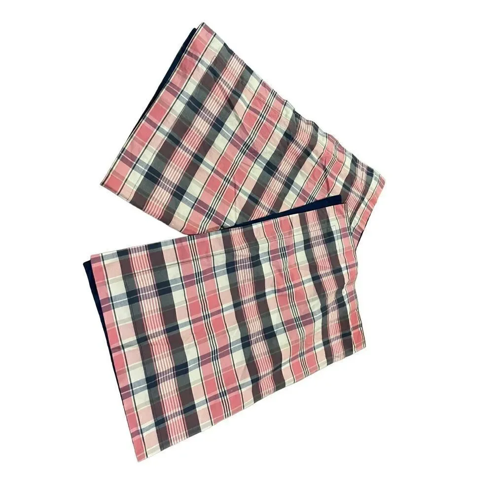 Lauren Ralph Lauren‎ pink & blue plaid pillow shams